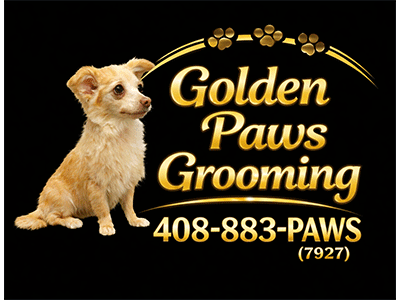 Golden Paws Grooming, 408-883-PAWS